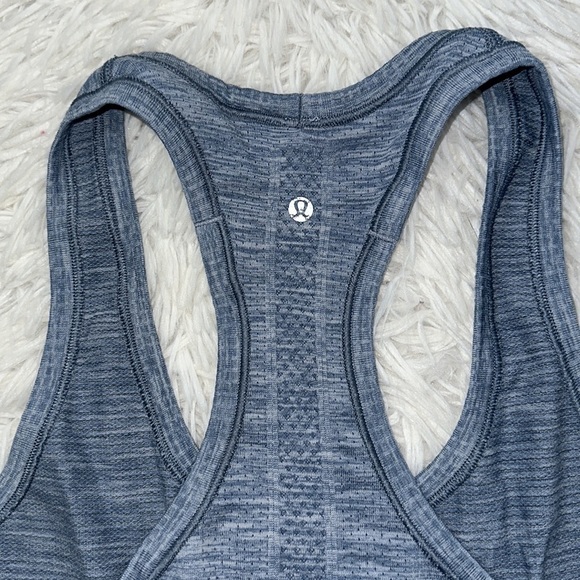 Lululemon Swiftly Tech Tank Heathered Blue - Picture 5 of 5